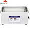 480W Casters Digital Ultrasonic Cleaner ถัง 22 ลิตร SUS304 พร้อมตัวทำความเย็น egr