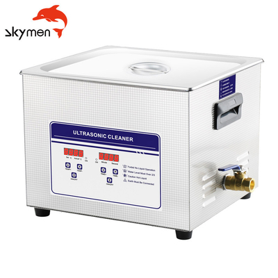 Skymen 040S 10L เครื่องอาบน้ำอัลตราโซนิกดิจิตอลเครื่องทำความร้อนอัลตราโซนิกไวนิลบันทึกทำความสะอาด