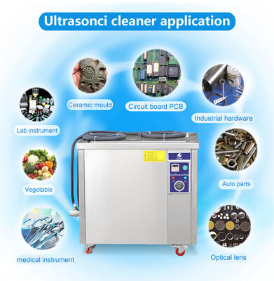 เครื่องทำความสะอาดอัลตราโซนิกอุตสาหกรรม Skymen 135L สำหรับทำความสะอาดชิ้นส่วนอะไหล่ ชิ้นส่วนฮาร์ดแวร์