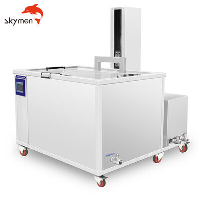 เครื่องทําความสะอาดยางแบบอัตโนมัติด้วยอุปกรณ์ Ultrasonic Cleaner for Tire with Pneumatic Lift ใช้งานง่าย