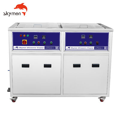 Large Double-Tank Industrial Ultrasonic Cleaner with Filtration and Hot Air Drying for Auto Parts