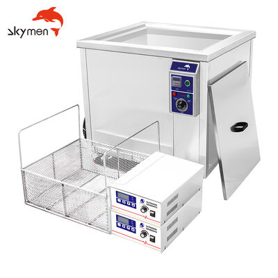 เครื่องทำความสะอาดอัลตราโซนิกถังเดี่ยวอุตสาหกรรม 99L 1500W, 28kHz และ 40kHz สำหรับการทำความสะอาดชิ้นส่วนรถยนต์