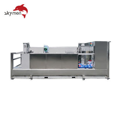 คุณภาพ  Large Industrial Ultrasonic Cleaning Machine With Filtration Cycle Ultrasonic Bath Heat Exchanger โรงงาน