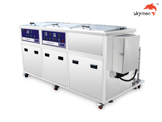 เครื่องทำความสะอาดโซนิค PCB อุตสาหกรรม 100L 40Khz พร้อมถังสามถัง