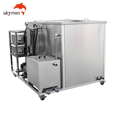 เครื่องทําความสะอาด ultrasonic ความแรงสูง 300KG 1-90 องศา พร้อมเครื่องผลิตภายนอก 2 หน่วย