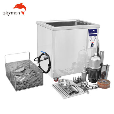 Skymen เครื่องทําความสะอาด ultrasonic อุตสาหกรรม 100L 1800W 28K / 40KHz ถังเหล็กไร้ขัด