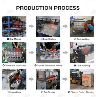 เครื่องทำความสะอาดอัลตราโซนิกสำหรับอุตสาหกรรมขนาด 135 ลิตร 1800W พร้อมตัวตั้งเวลาแบบดิจิตอล 380V/220V