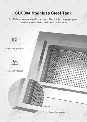 Marine Ultrasonic Cleaner with 100L Capacity SUS304 Stainless Steel and 28kHz/40kHz Frequency for Precision Industrial Cleaning