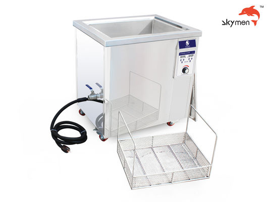 เครื่องทําความสะอาดอุตสาหกรรมด้วยเสียงฉีด ultrasonic 99L SUS304 ถัง ด้วยพลังงานการทําความร้อน 4500W และความถี่ 28kHz/40kHz