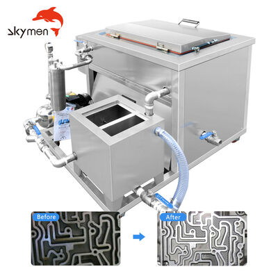การทําความสะอาดกล่องเกียร์ด้วยเสียงฉีดฉีด ถอนไขมัน น้ํามัน และโลหะ