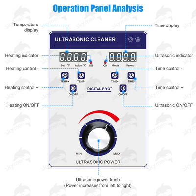 เครื่องทำความสะอาดอัลตราโซนิก Skymen ความจุ 38 ลิตร สำหรับทำความสะอาดหัวฉีดน้ำมันเชื้อเพลิง
