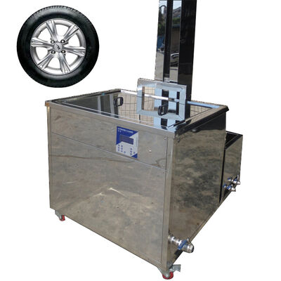 เครื่องทําความสะอาดยางแบบอัตโนมัติด้วยอุปกรณ์ Ultrasonic Cleaner for Tire with Pneumatic Lift ใช้งานง่าย