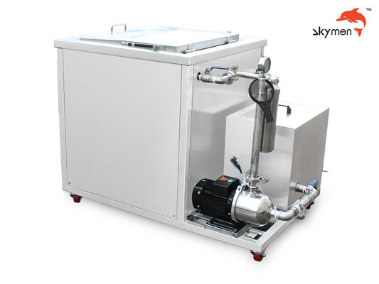 เครื่องทำความสะอาดอัลตราโซนิก 135 ลิตรพร้อมระบบกรองสำหรับขจัดคราบน้ำมันและสนิม