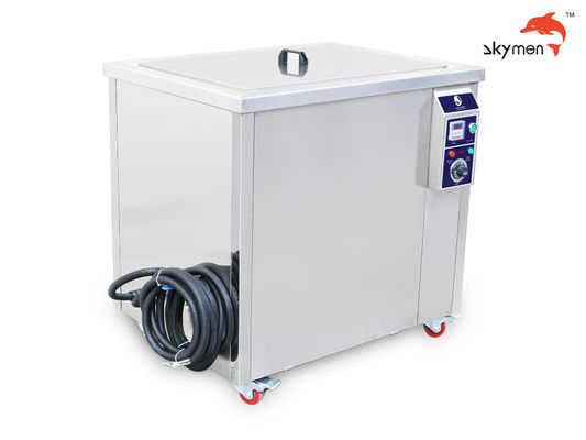 เครื่องซักผ้าอัลตราโซนิกน้ำร้อนอุตสาหกรรมถังเดี่ยวขนาดใหญ่ 800L พร้อมฮีตเตอร์