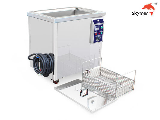 เครื่องซักผ้าอัลตราโซนิกน้ำร้อนอุตสาหกรรมถังเดี่ยวขนาดใหญ่ 800L พร้อมฮีตเตอร์