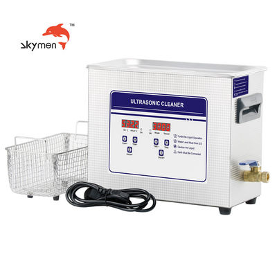 เหรียญฟันปลอม 200W ความร้อน 6.5L เครื่องทำความสะอาดอัลตราโซนิกดิจิตอล