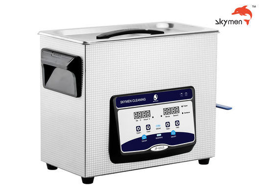 Skymen Ultrasonic Bath สำหรับท่อแก้ว / เหล็ก / อลูมิเนียมพร้อมฮีตเตอร์ 200W 1.72 แกลลอน