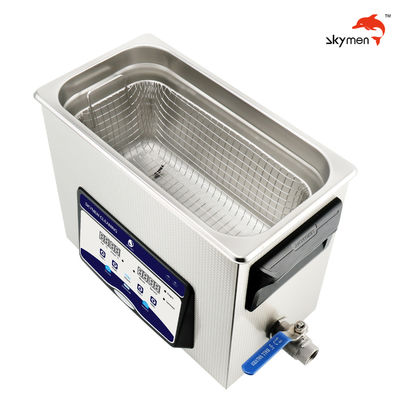 Skymen Ultrasonic Bath สำหรับท่อแก้ว / เหล็ก / อลูมิเนียมพร้อมฮีตเตอร์ 200W 1.72 แกลลอน
