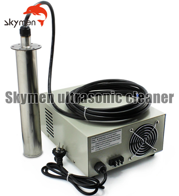Sus304 ถัง Immersible Ultrasonic Transducer Tubular Water Drop Skymen