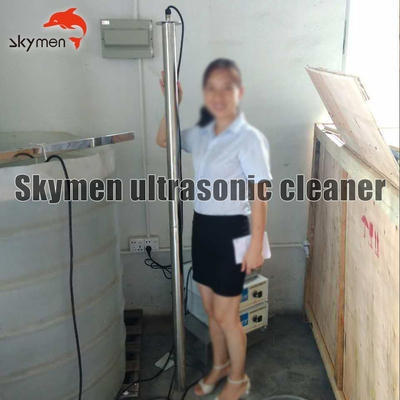 Sus304 ถัง Immersible Ultrasonic Transducer Tubular Water Drop Skymen
