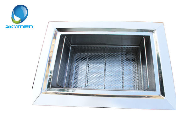 Skymen 77L เครื่องทําความสะอาดอุตสาหกรรม ultrasonic กับถังสแตนเลสสําหรับทําความสะอาดอะไหล่รถยนต์