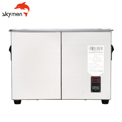 เครื่องทำความสะอาดอัลตราโซนิกตั้งโต๊ะแบบปรับได้ 180W แผง SUS304 สำหรับการประชุมเชิงปฏิบัติการรถยนต์