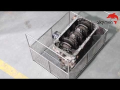 จาระบีชิ้นส่วนรถยนต์กำจัดสนิมอุตสาหกรรมทำความสะอาดอัลตราโซนิกถัง 100L 28/40KHz